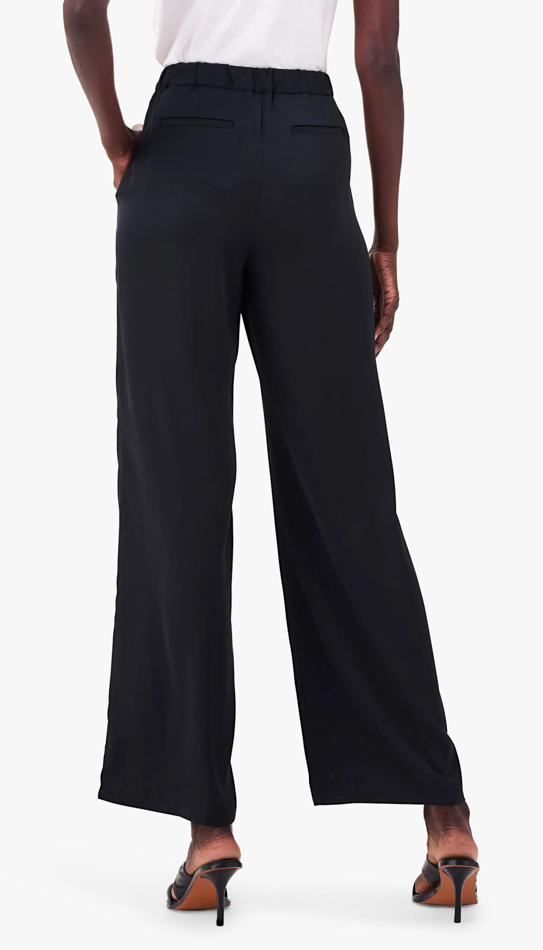 30.5" Crepe Wide Leg Pant