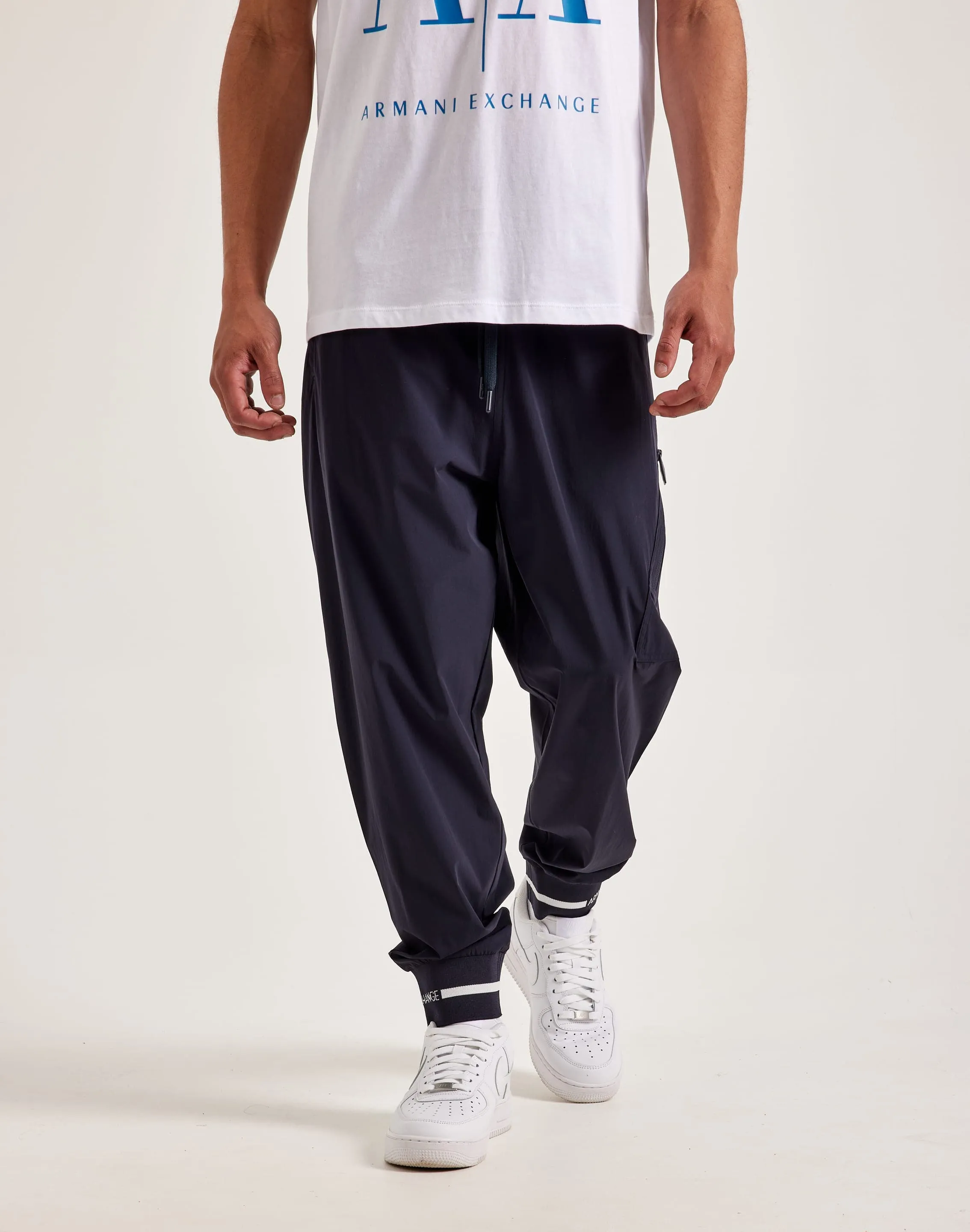 Armani Exchange Stretch Nylon Joggers