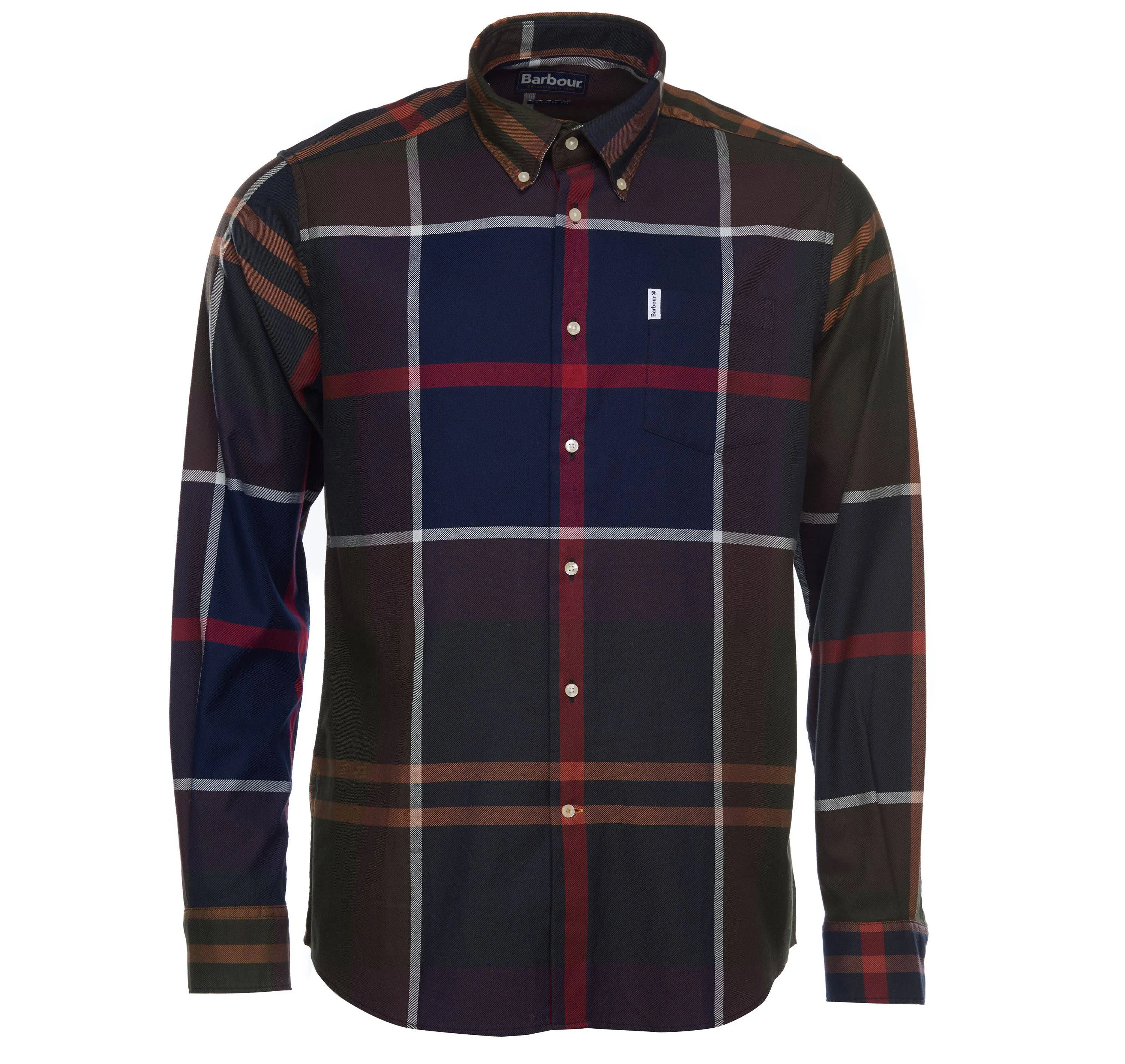 Barbour Tartan 3 Plaid Tailored Fit Button Down Shirt in Classic Tartan