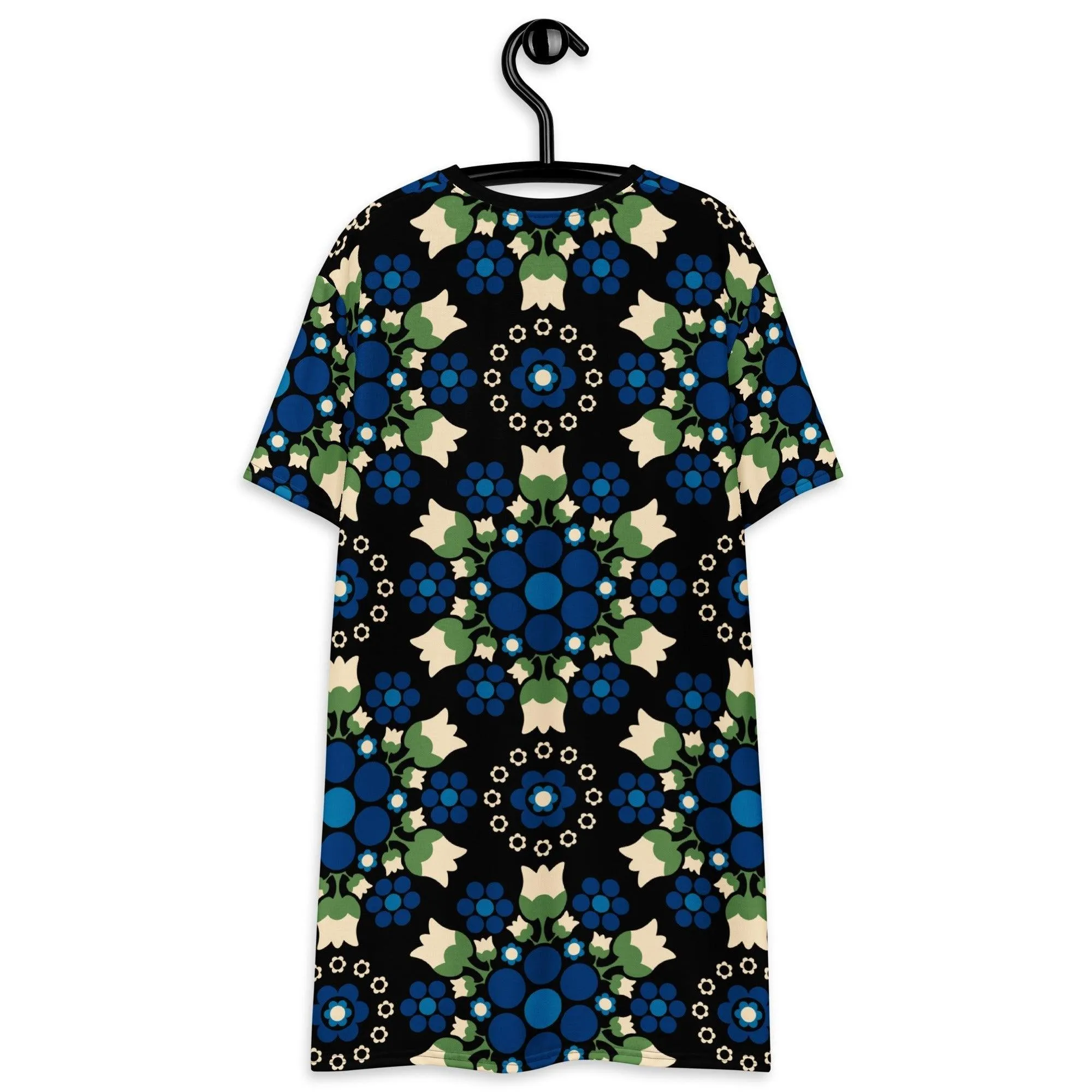 BERRY DANCE blue black - T-shirt dress