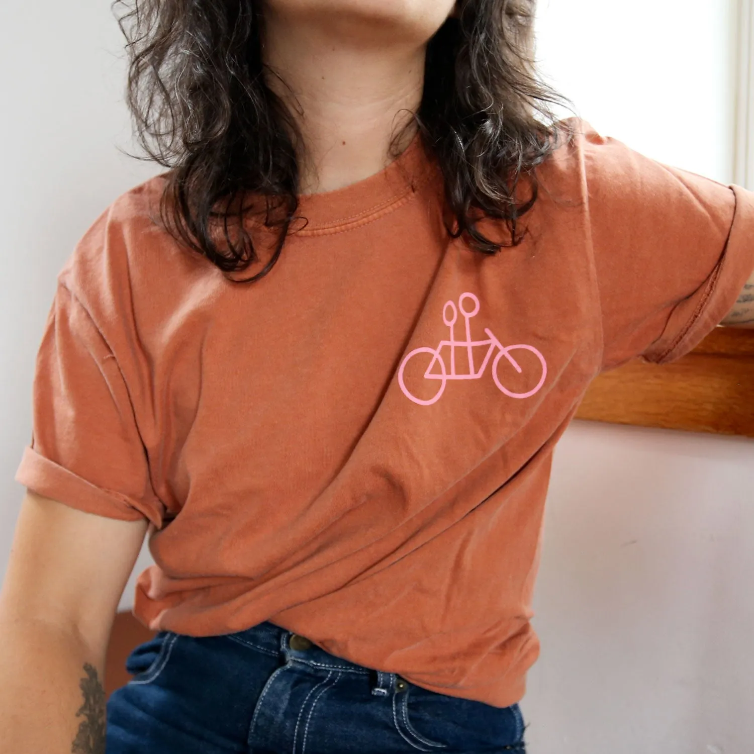 Bike   Tandem Coffee Tee