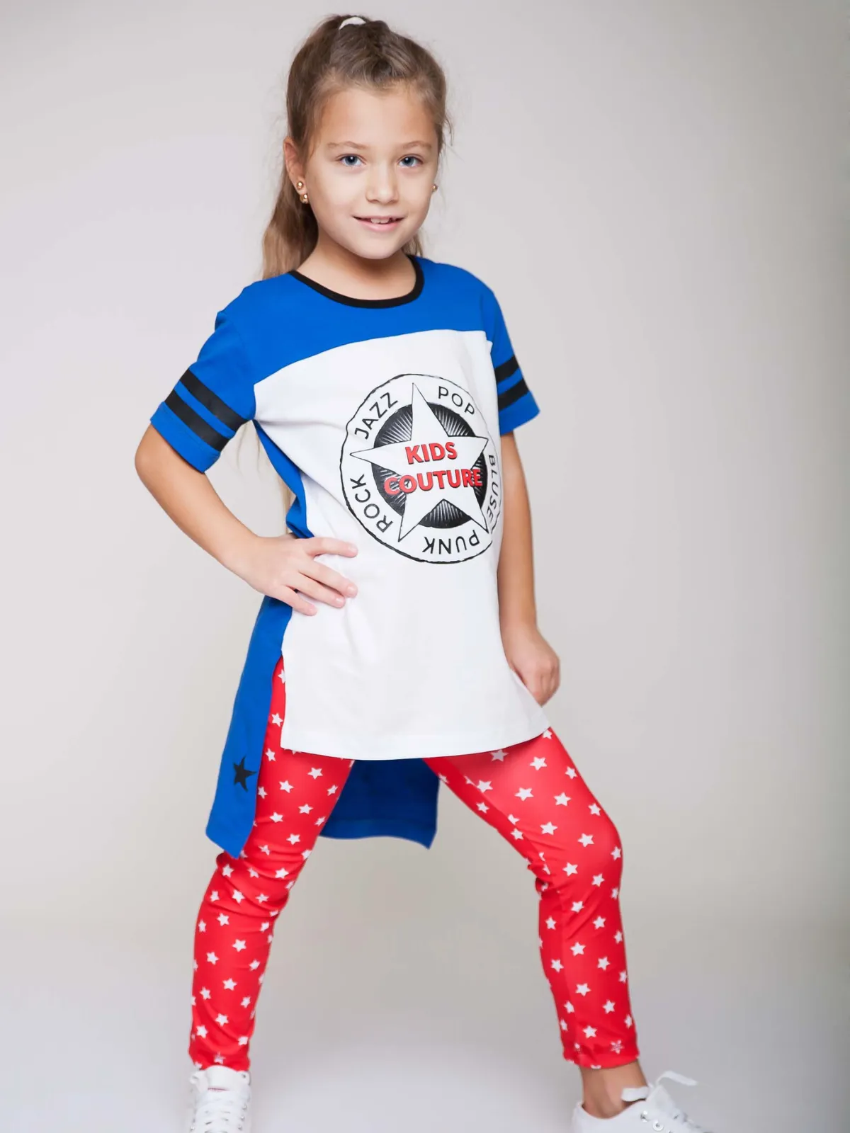 Blue Music Genres Set of 2 T-Shirts by Kids Couture