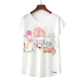 Cats Printed Tees