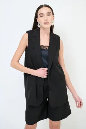 Classic tailored long vest wholesale