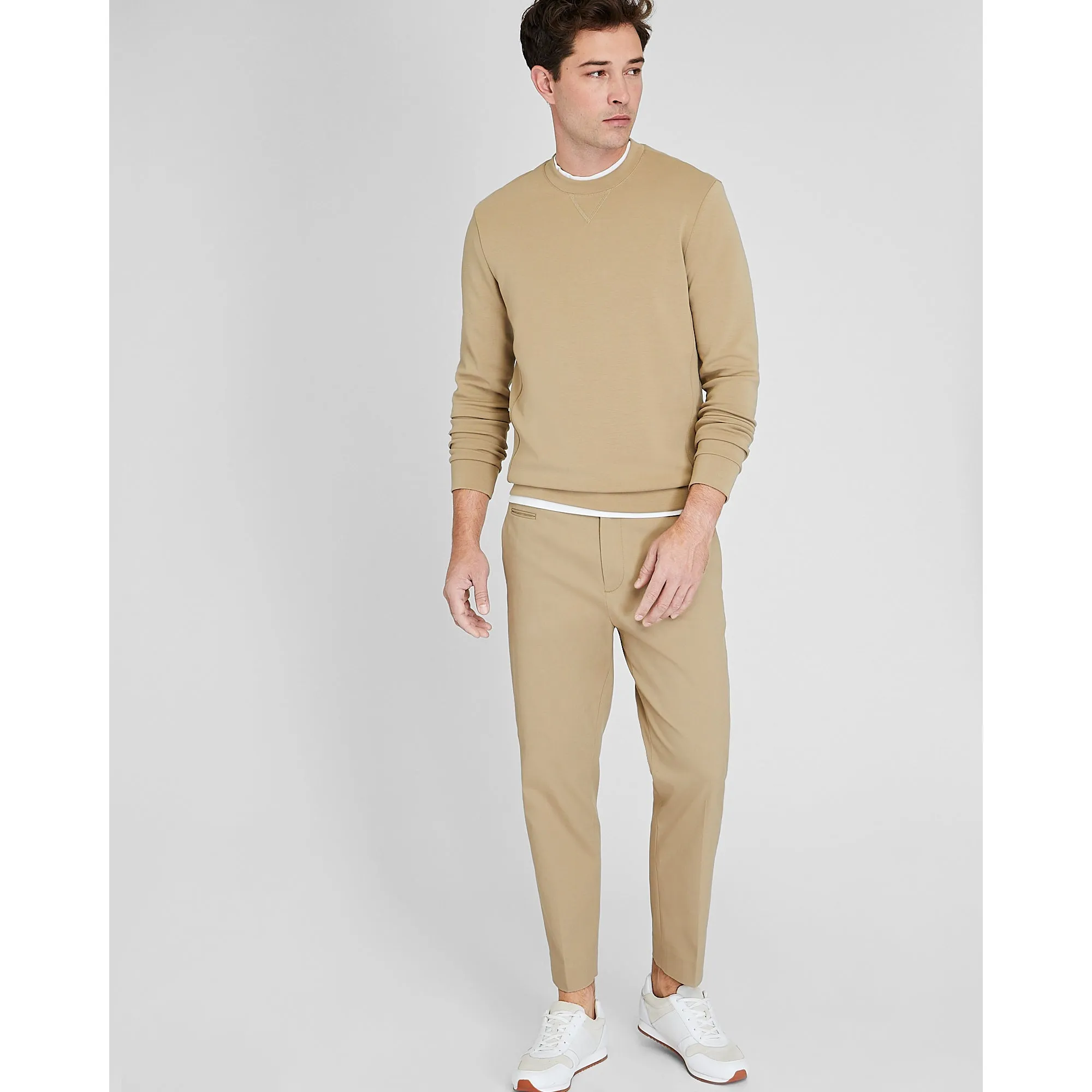 Cropped Tapered Relaxed Pant