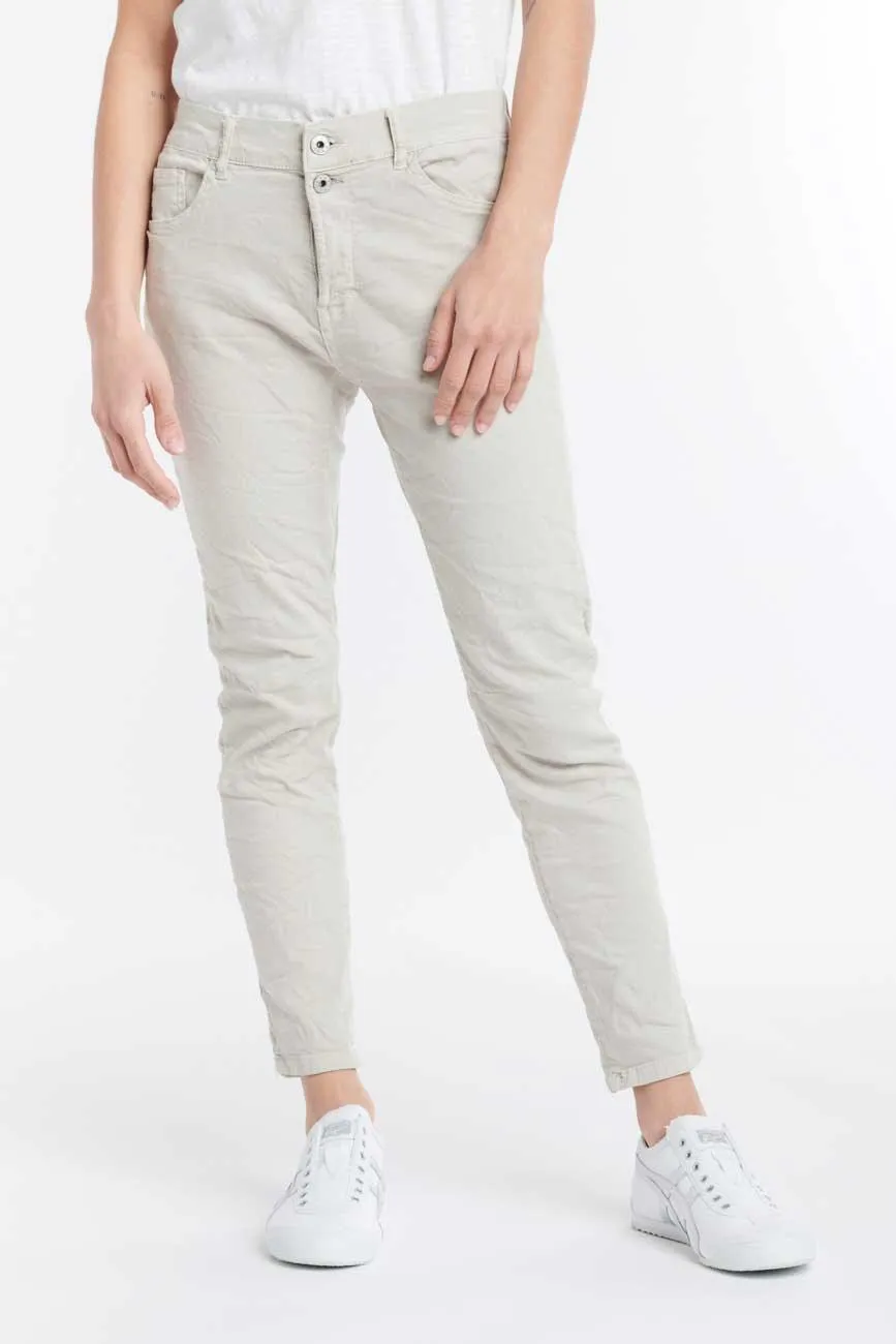 Emma Coloured Jean | Beige