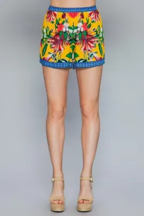 Floral Print Lounge Shorts