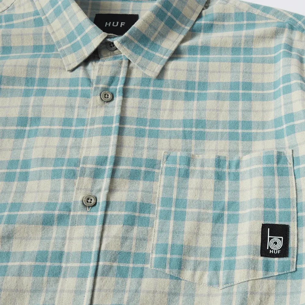 HUF MODAL L/S PLAID SHIRT // PUTTY