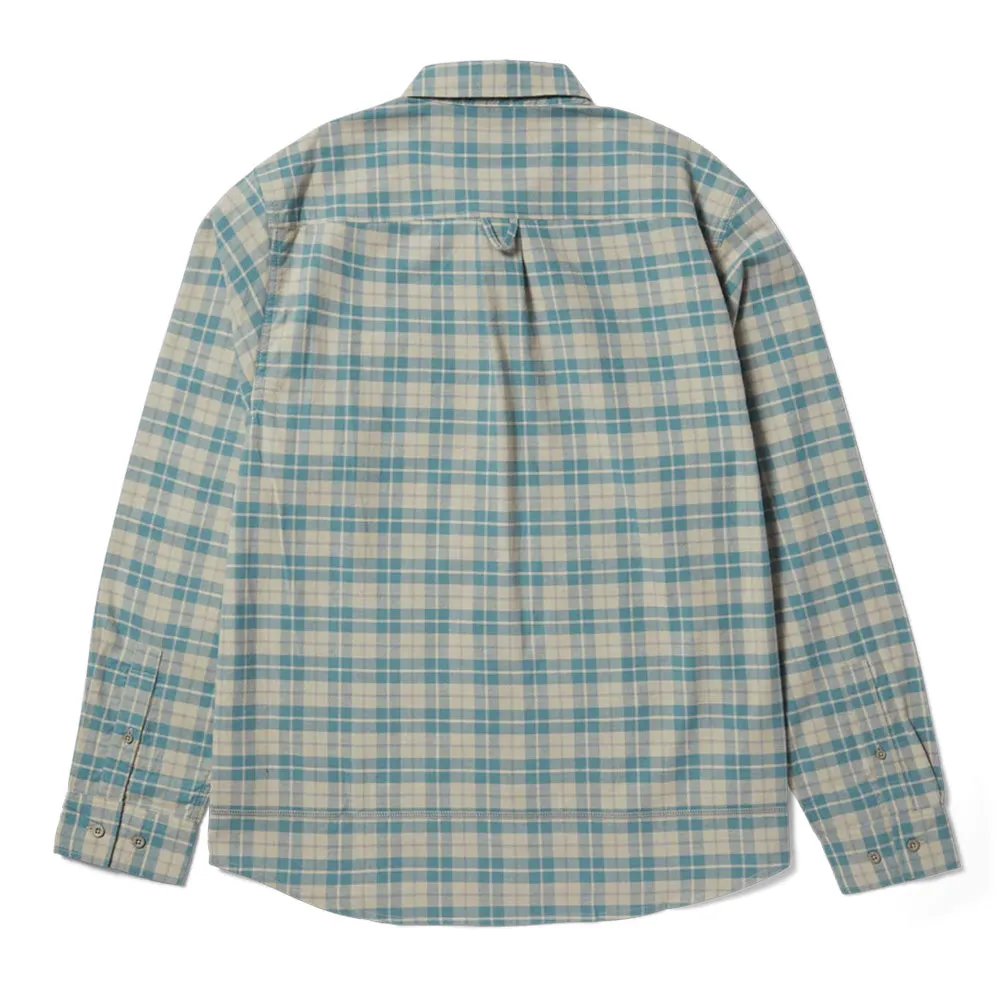 HUF MODAL L/S PLAID SHIRT // PUTTY