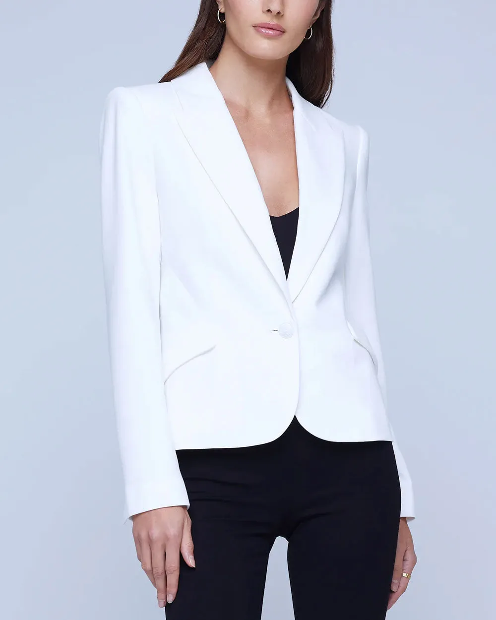 Ivory Single Breasted Jennah Blazer