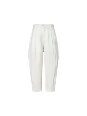 Linen Relaxed Banana Pants