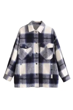 'Lorraine' Collared Plaid Shirt *5 Colors