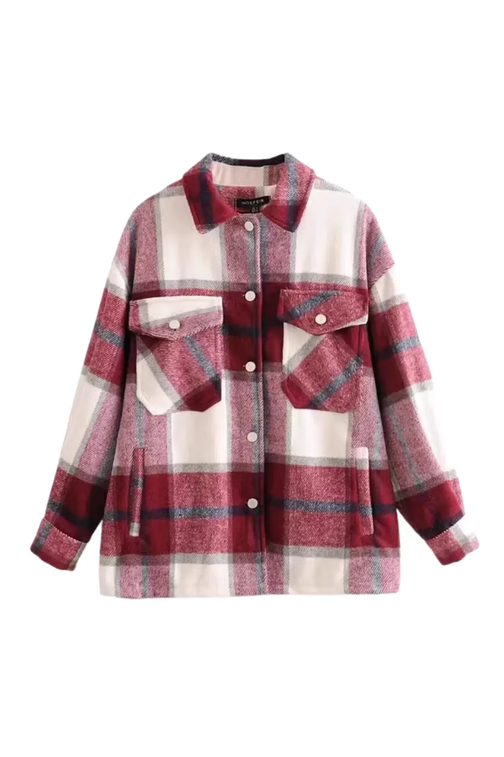 'Lorraine' Collared Plaid Shirt *5 Colors