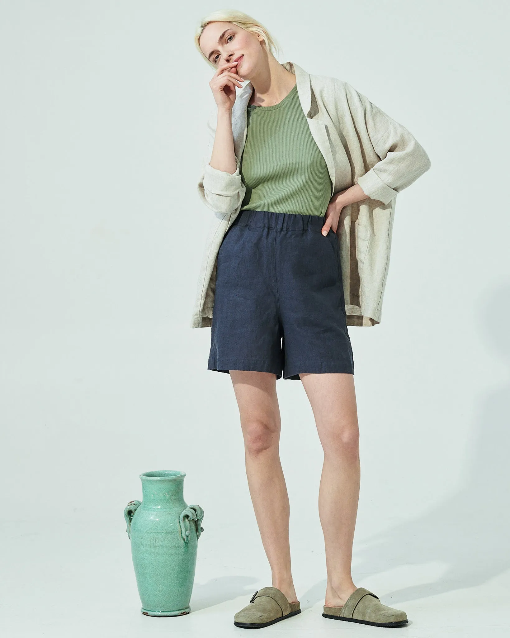 MAIN casual linen shorts (SS24)