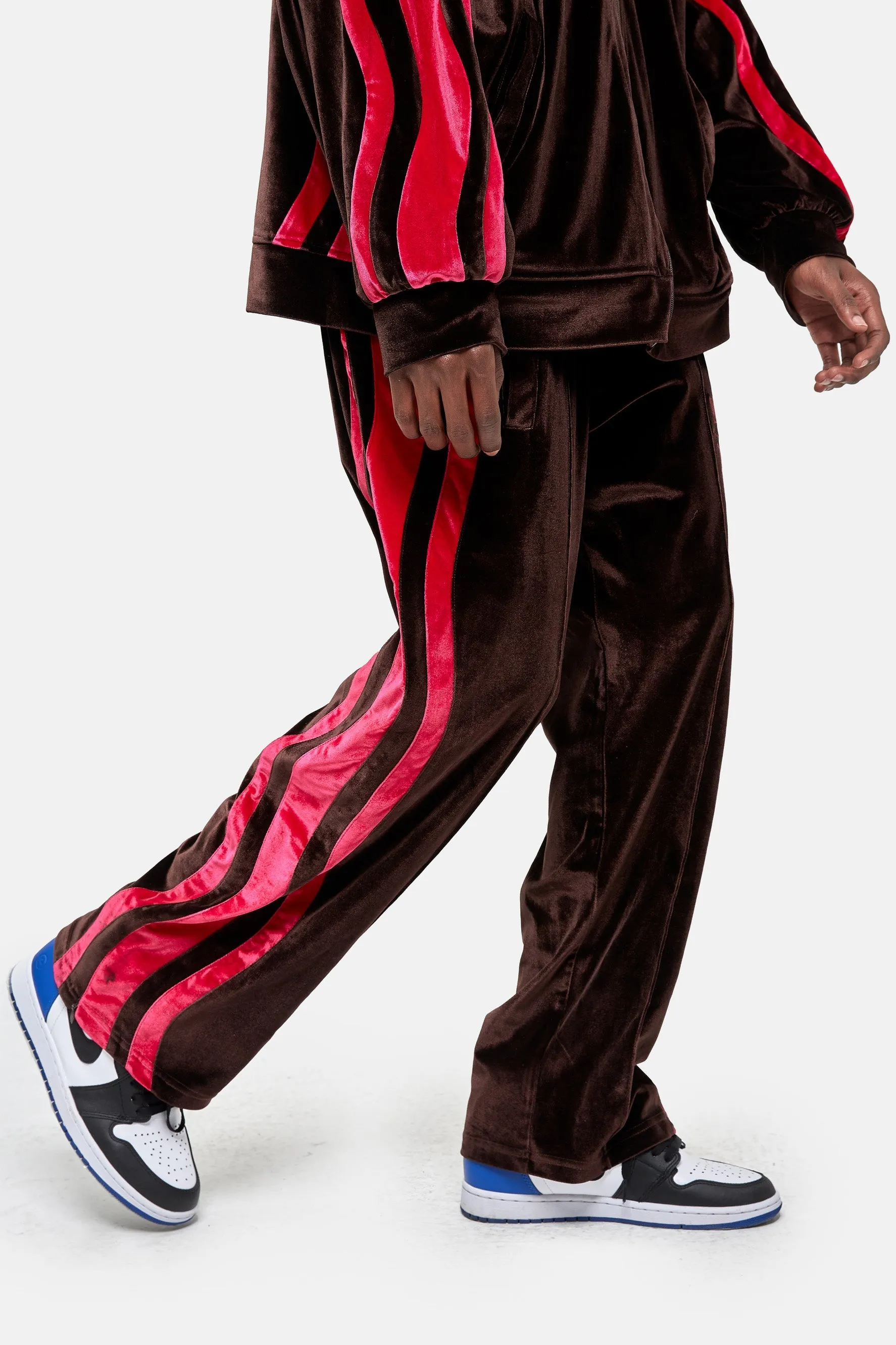 MEDM STRIPED TRACK PANTS