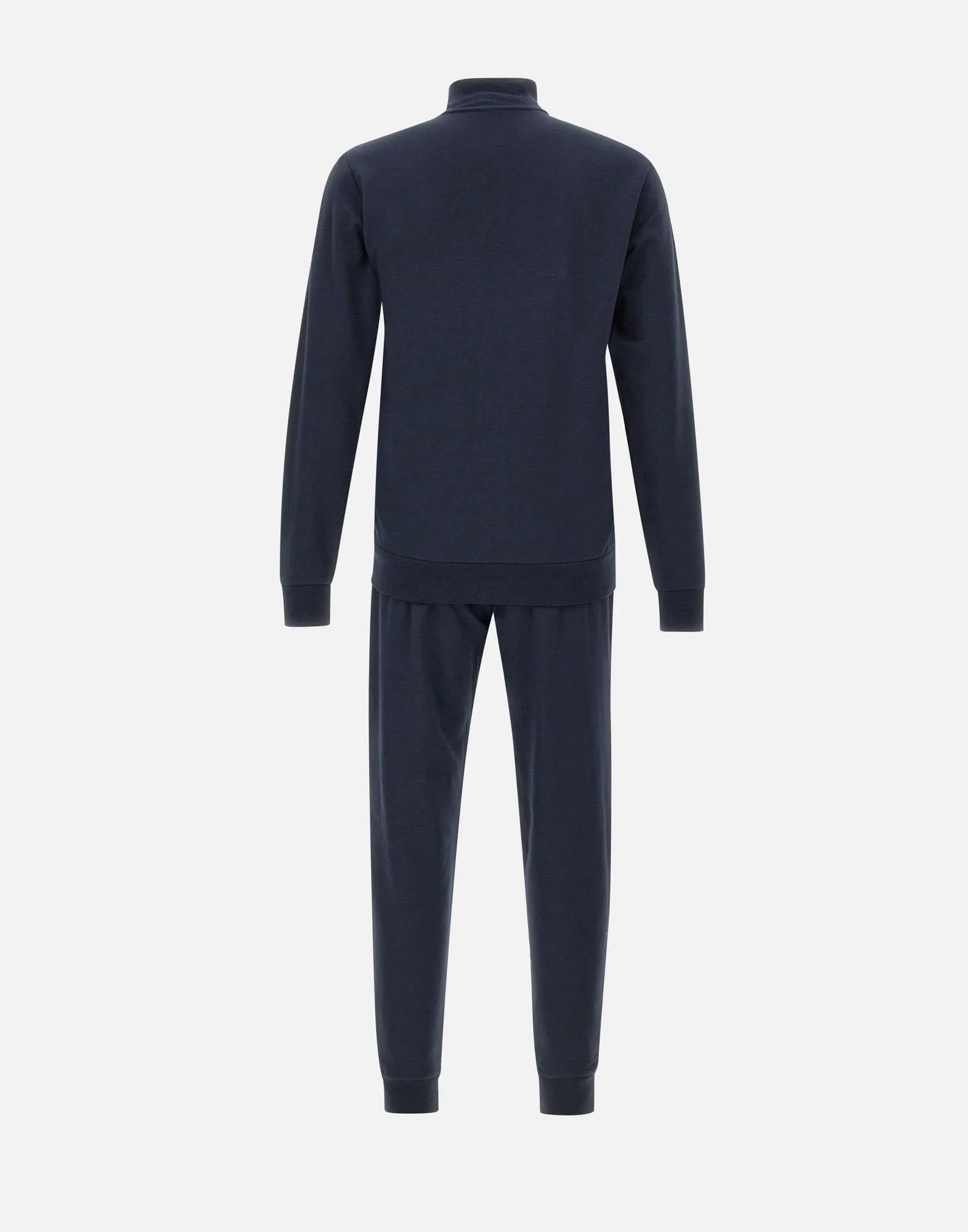 Men's Blue Stretch Cotton Suit