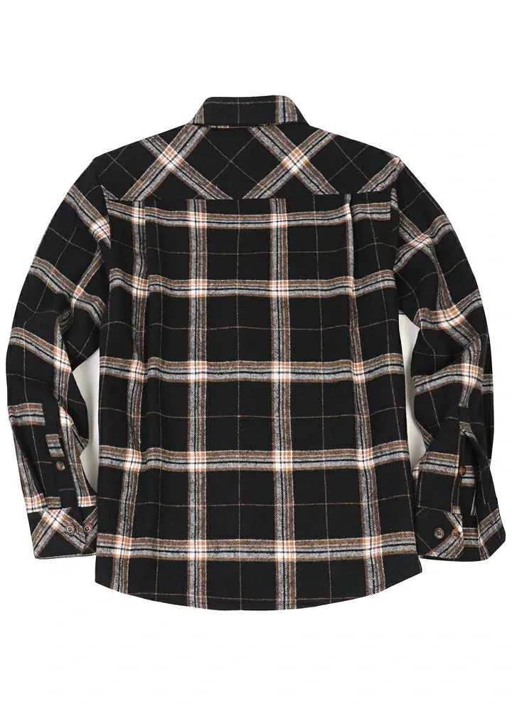 Men's Stalwart Heavyweight Flannel Shirts,10.6oz