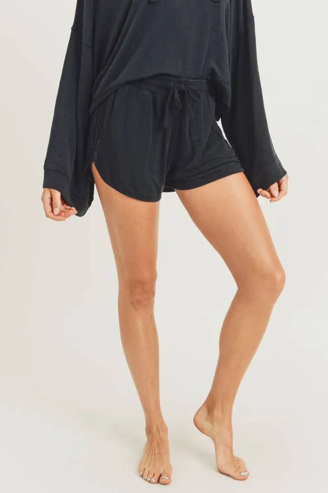 Mineral Wash French Terry Lounge Shorts