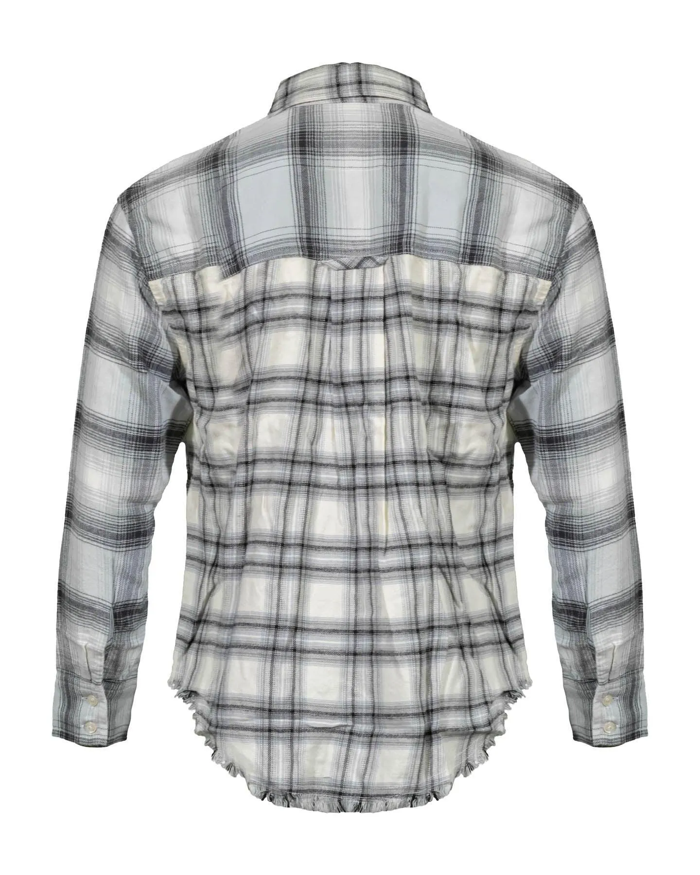 Pistachio Frost Mixed Plaid Shirt