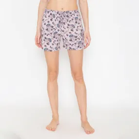 Printed Lounge Shorts For Women