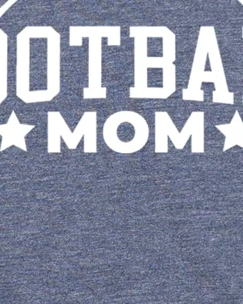 Proud Football Mom Short Sleeve Graphic Tee | Hue