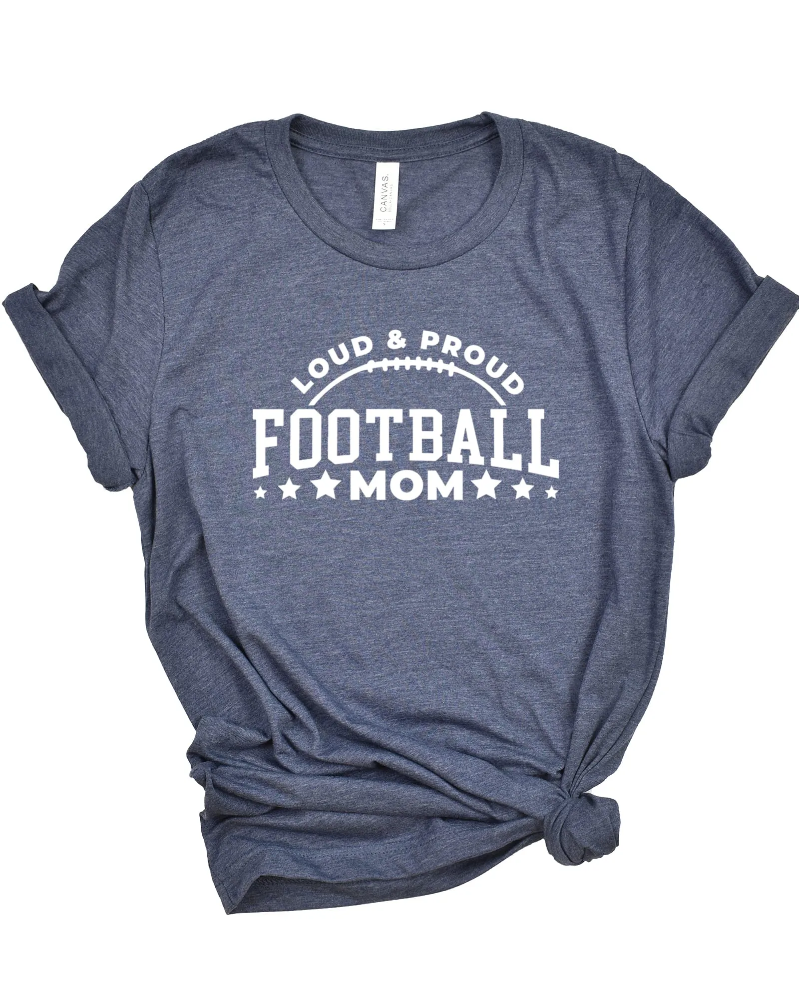 Proud Football Mom Short Sleeve Graphic Tee | Hue