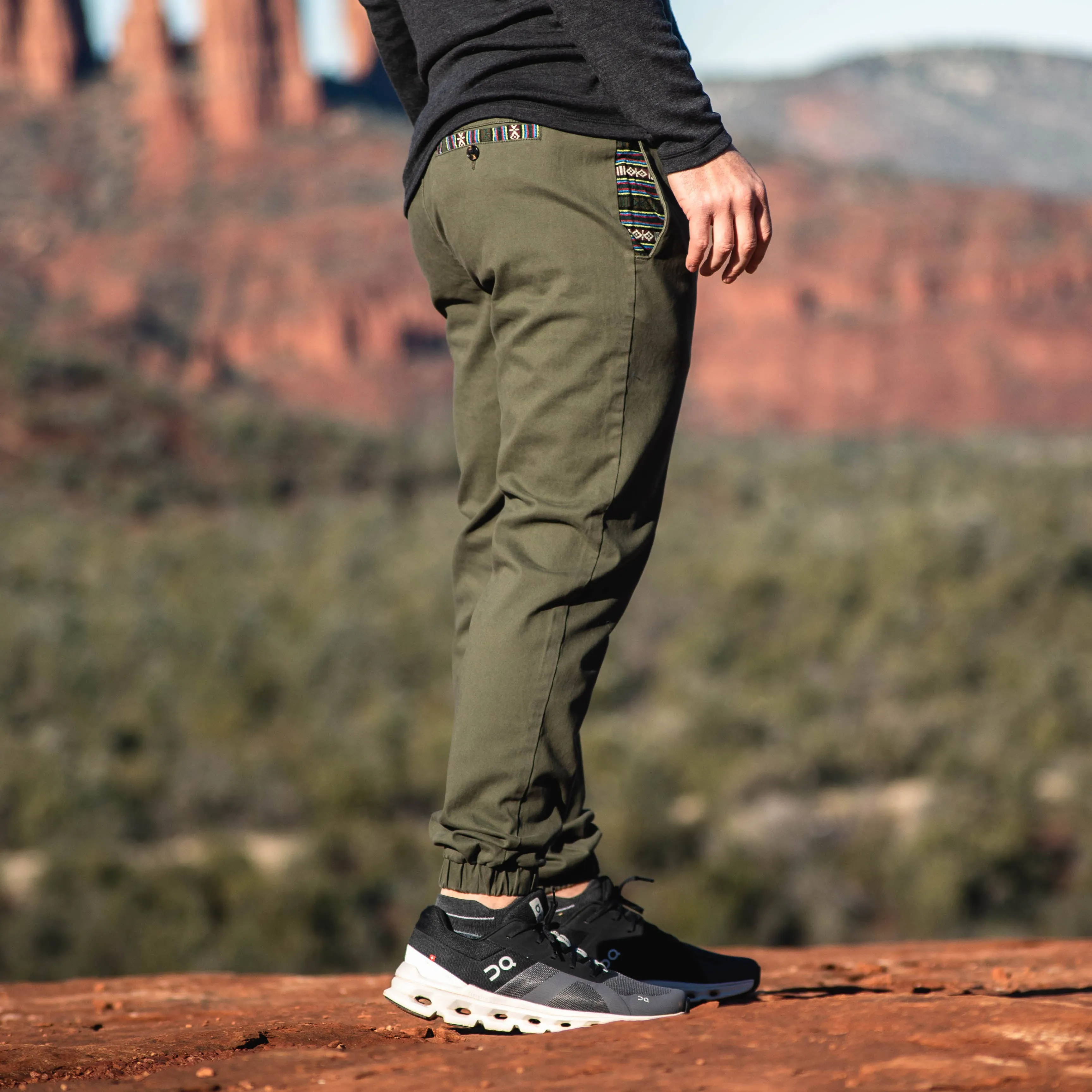 Rambler Jogger (Casual Stretch) - Olive