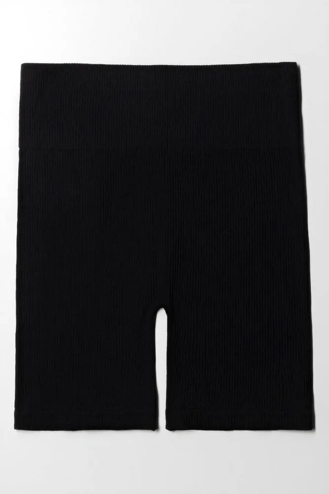 Seam-free Cycle Shorts Black