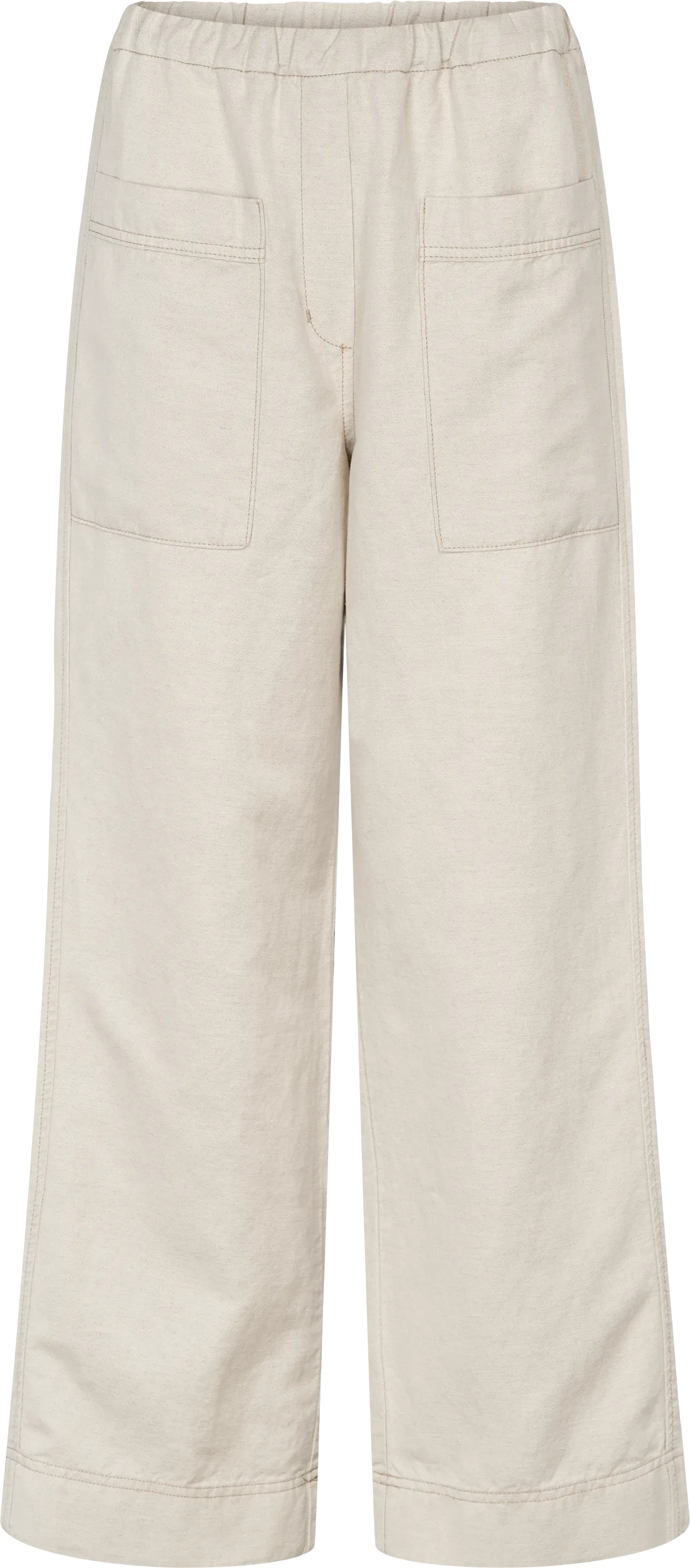 Selma Cotton Pant - Ecru