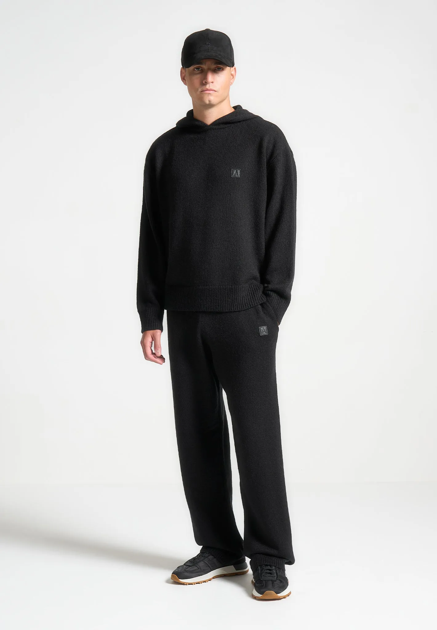 Signature Mohair-Blend Joggers - Black