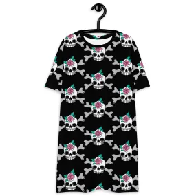 SKULLROSE black - T-shirt dress