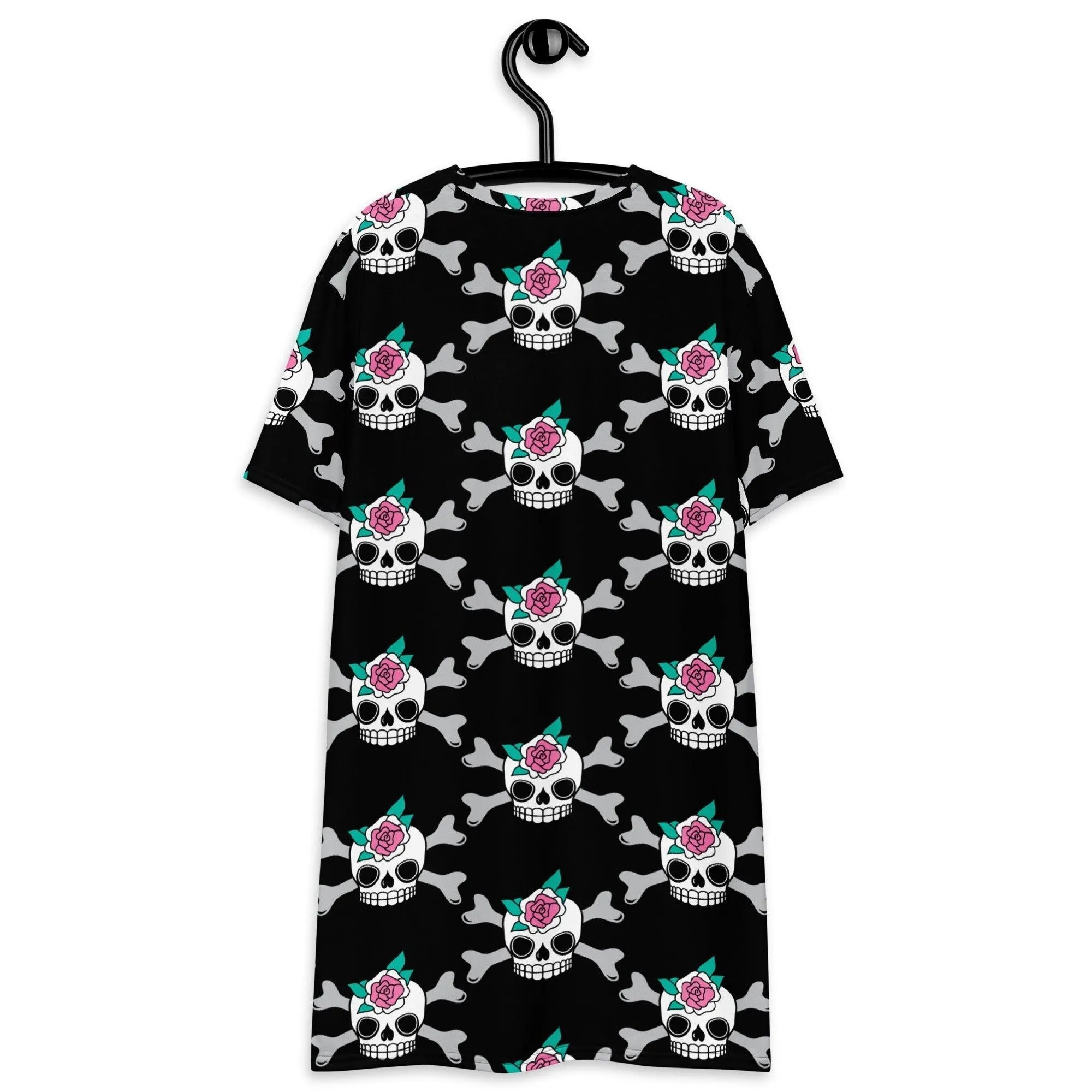 SKULLROSE black - T-shirt dress