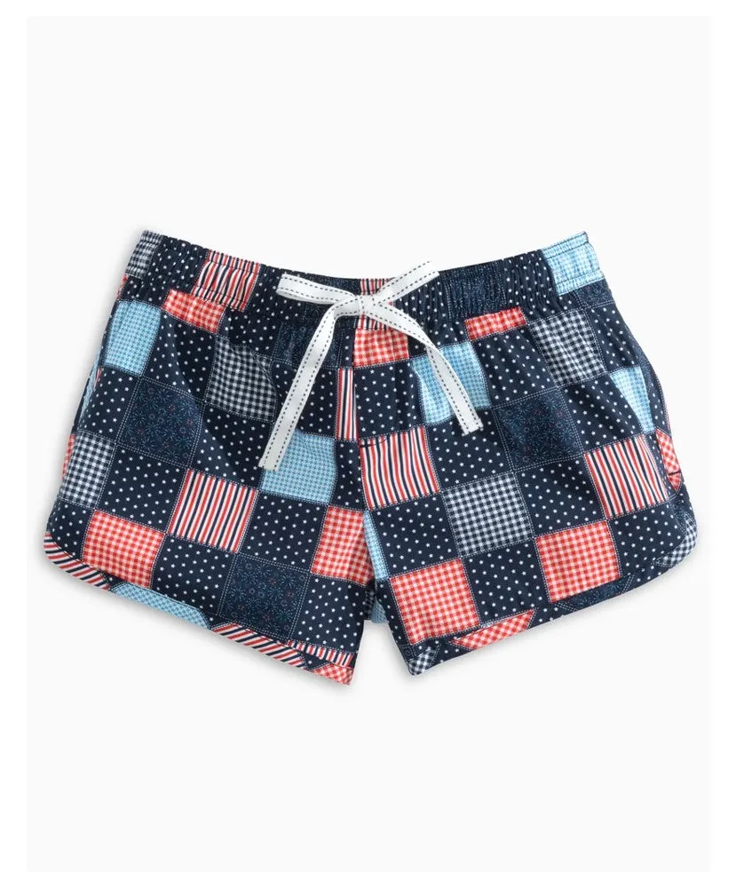 Southern Tide - USA Patchwork Lounge Short