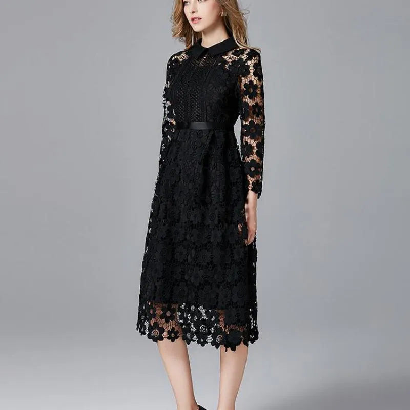 Spring Summer High Street Sexy A-line Women Dress