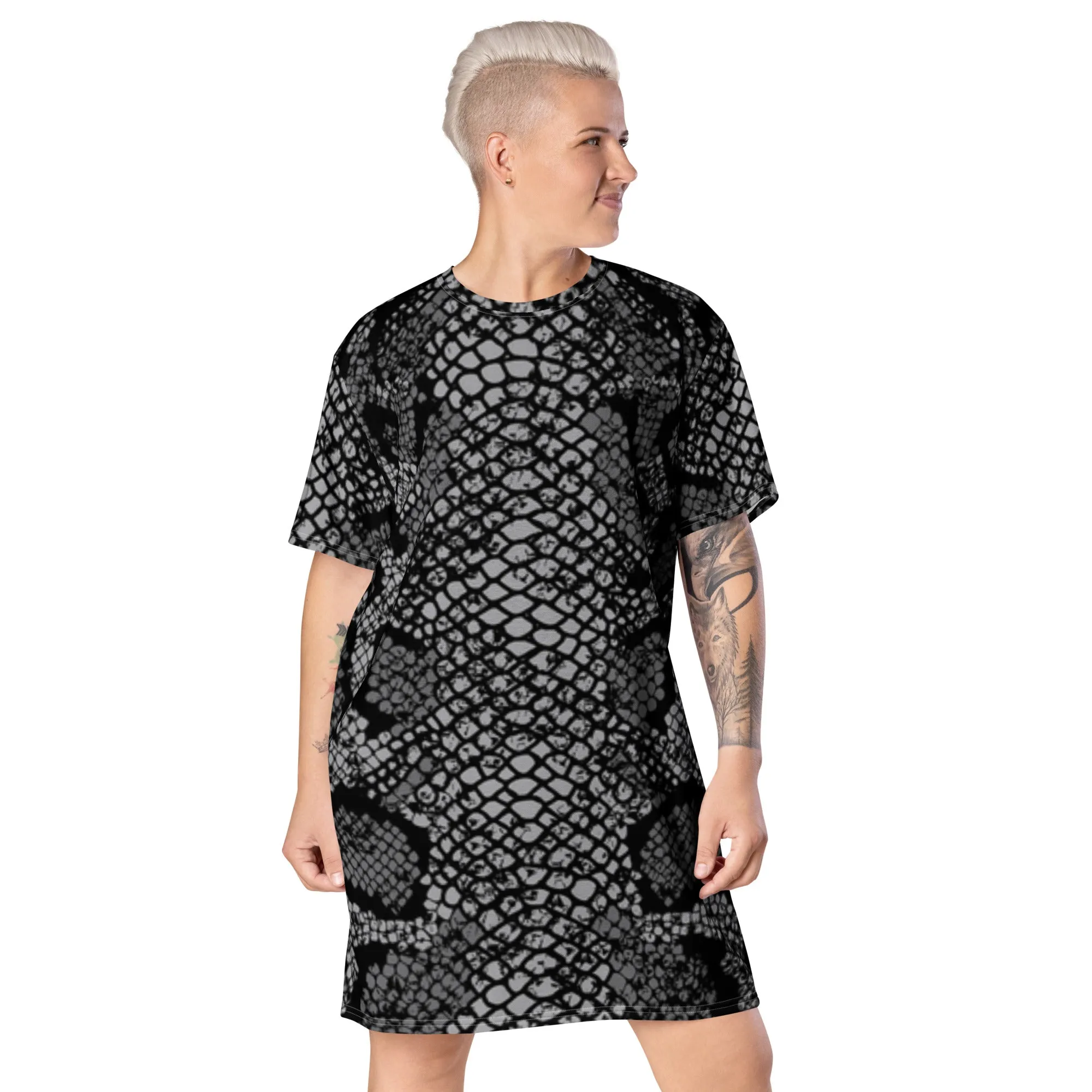 T-Shirt Dress Patterns Snake Skin (Glamourange T-Shirt Dresses Patterns for Women - 0015)