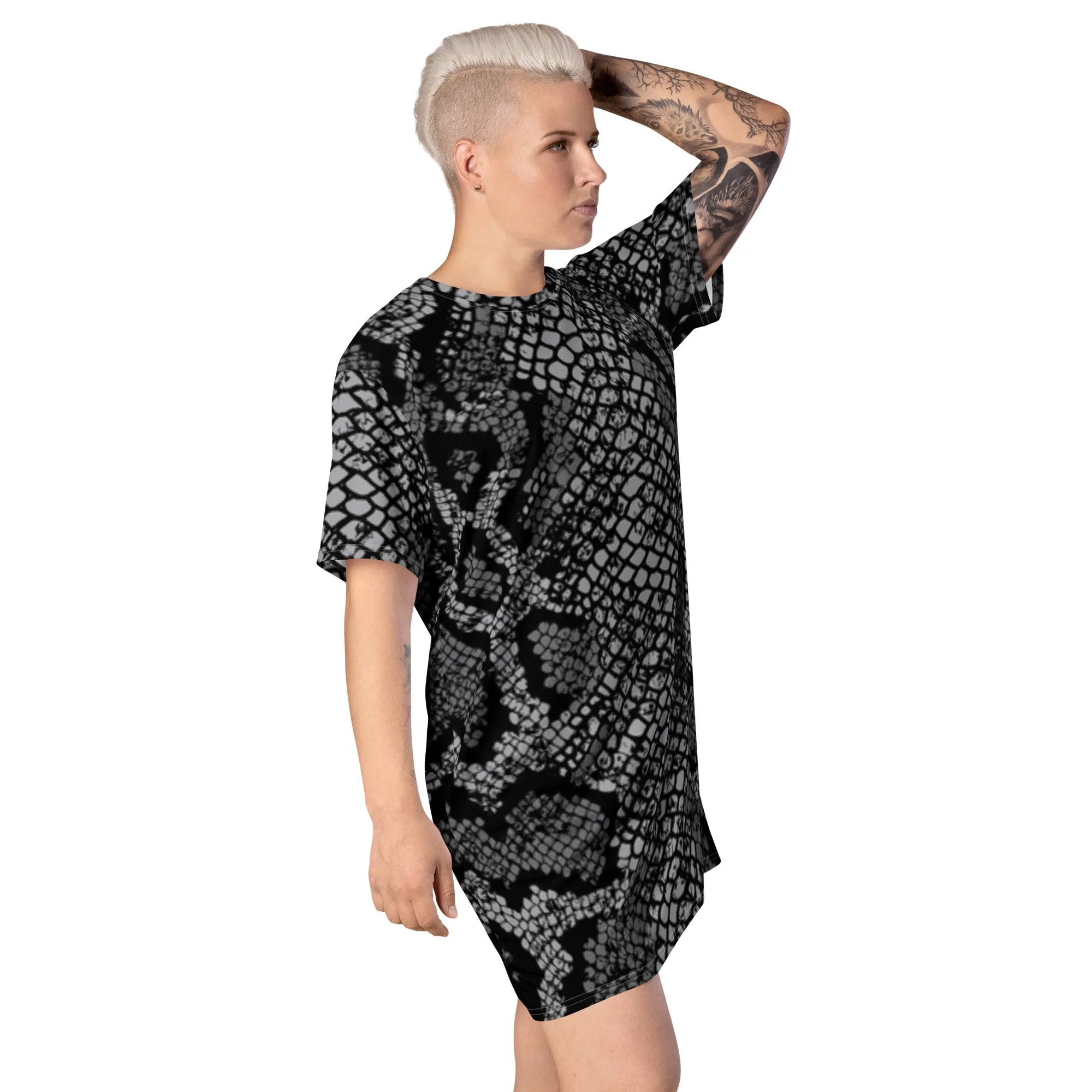 T-Shirt Dress Patterns Snake Skin (Glamourange T-Shirt Dresses Patterns for Women - 0015)