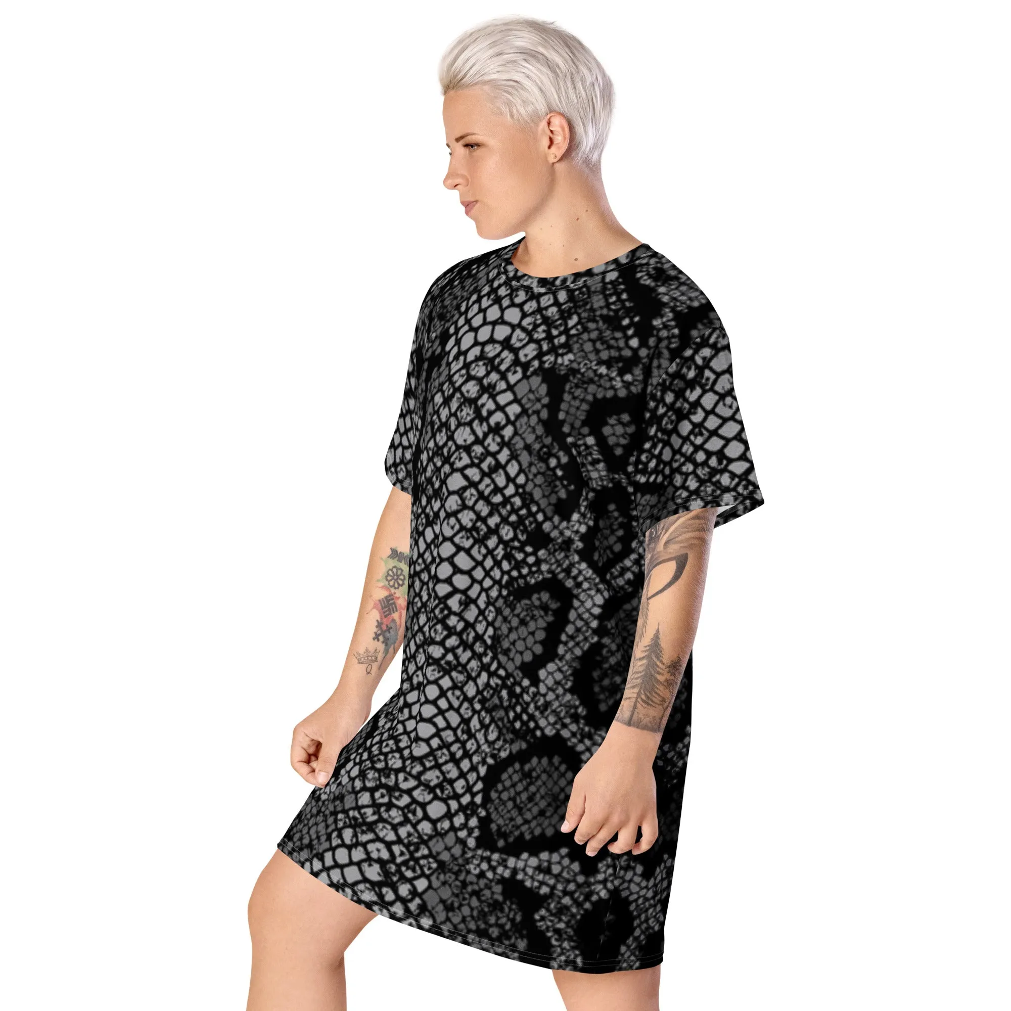 T-Shirt Dress Patterns Snake Skin (Glamourange T-Shirt Dresses Patterns for Women - 0015)