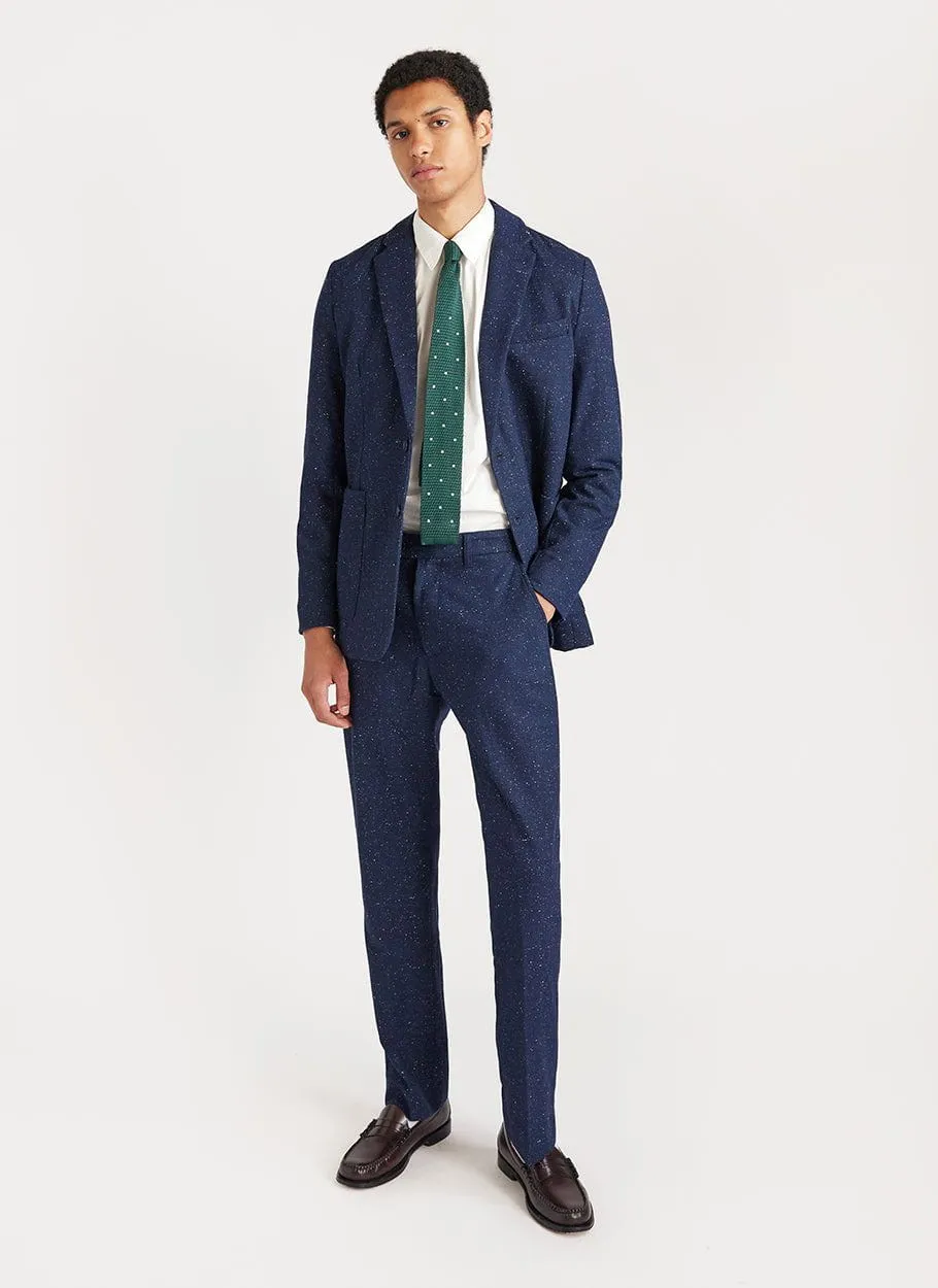 Tailored Blazer | Nep Wool | Navy