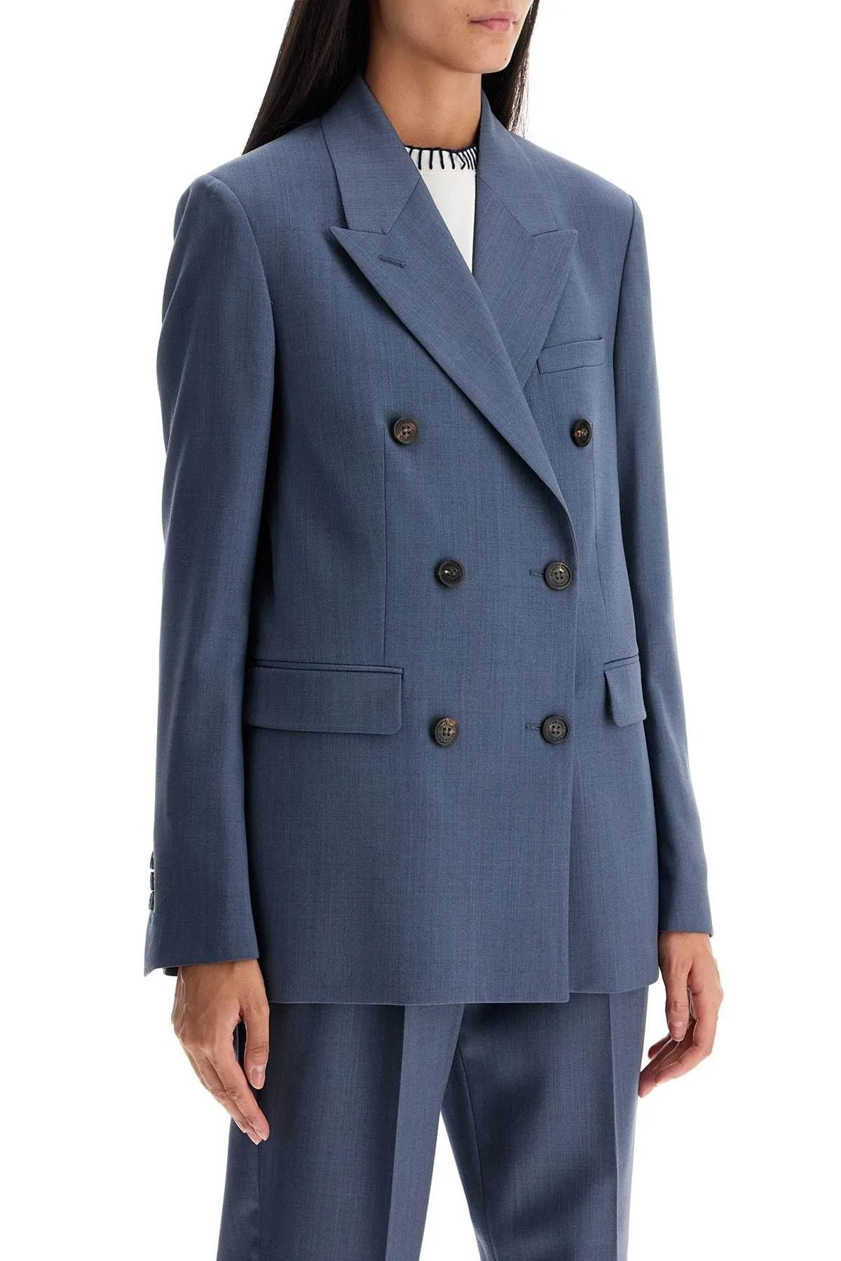 TAILORED WOOL FRESCO BLAZER