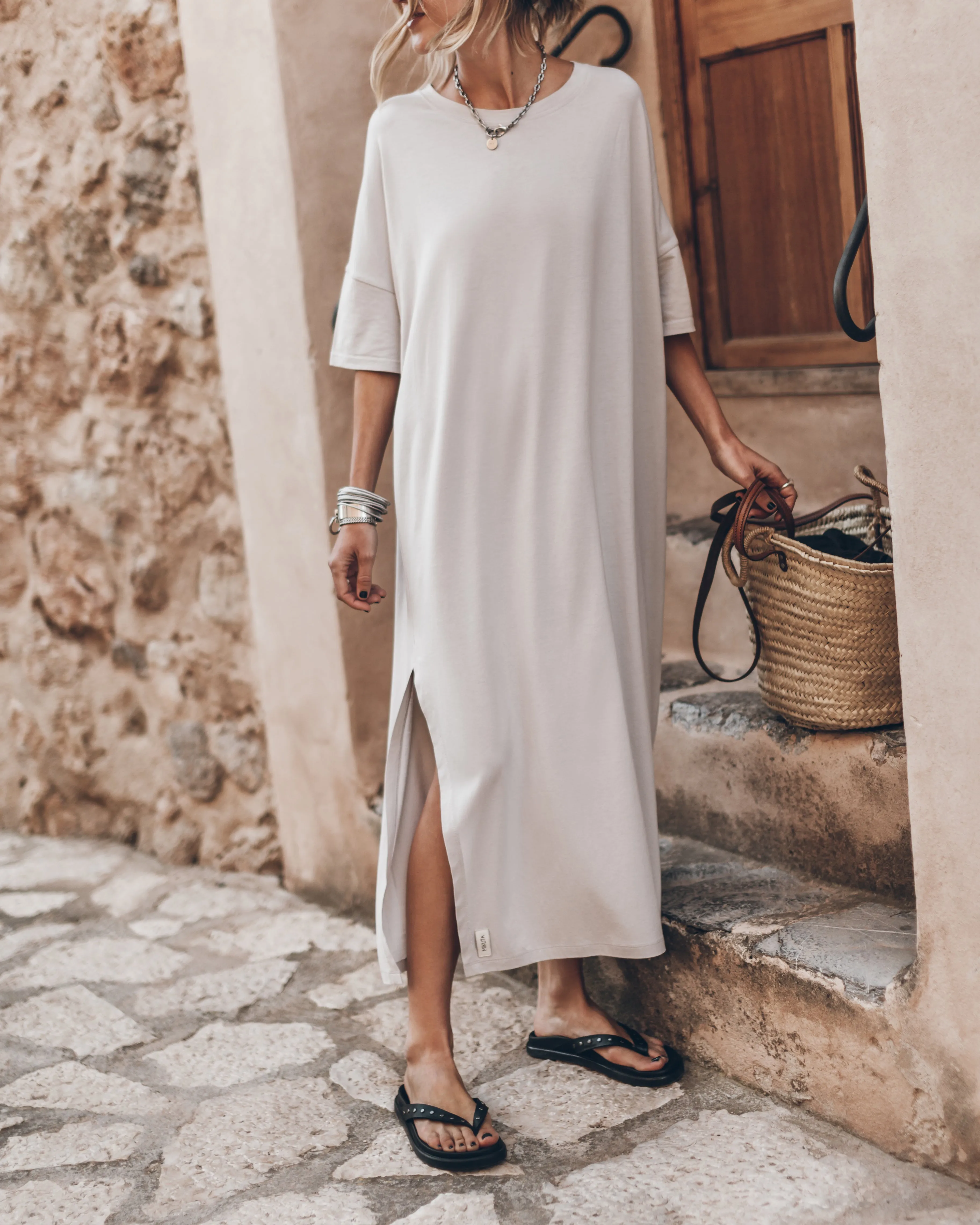 The Light Long Loose T-Shirt Dress