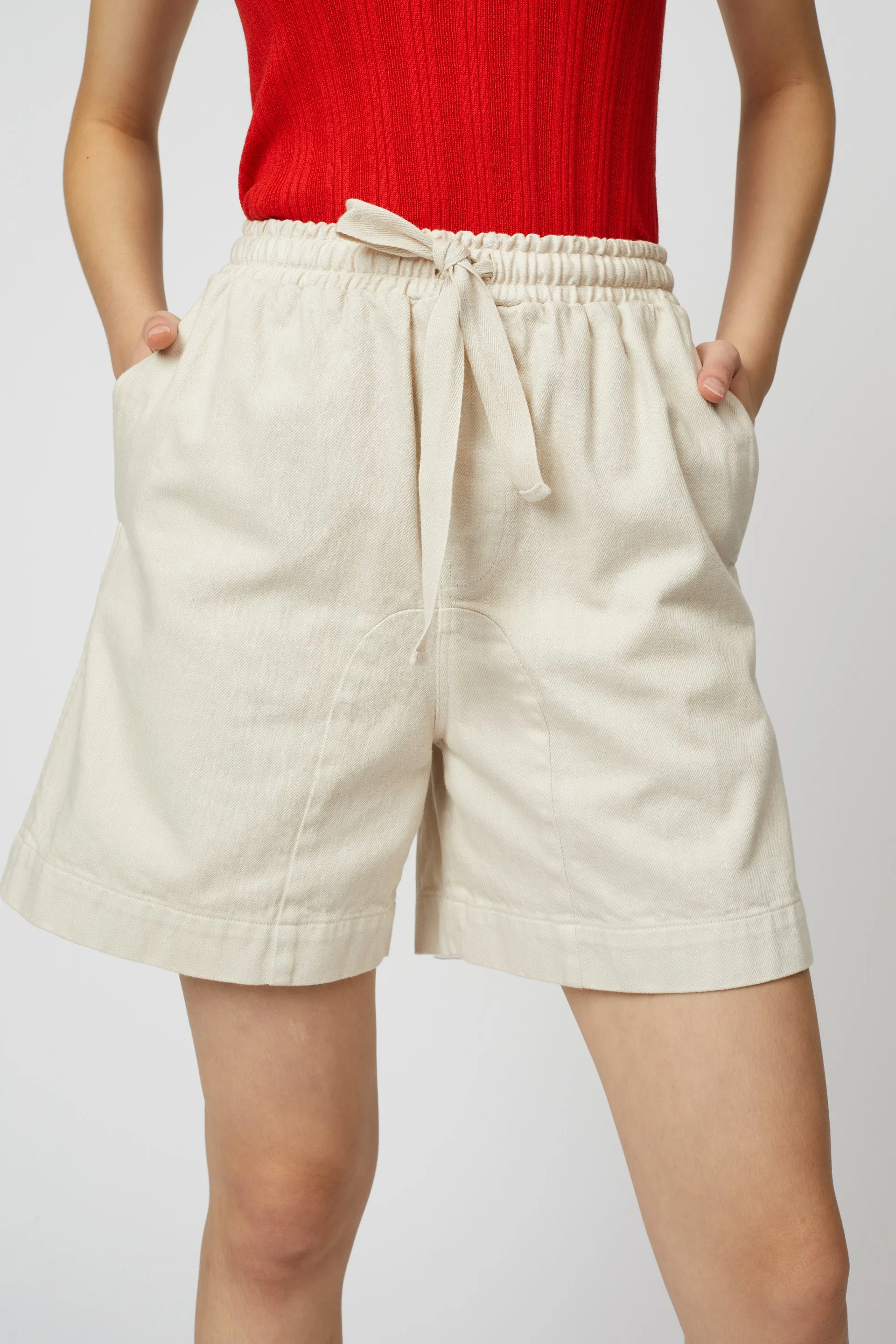 Twill Short - Drapey Bio Washed Twill