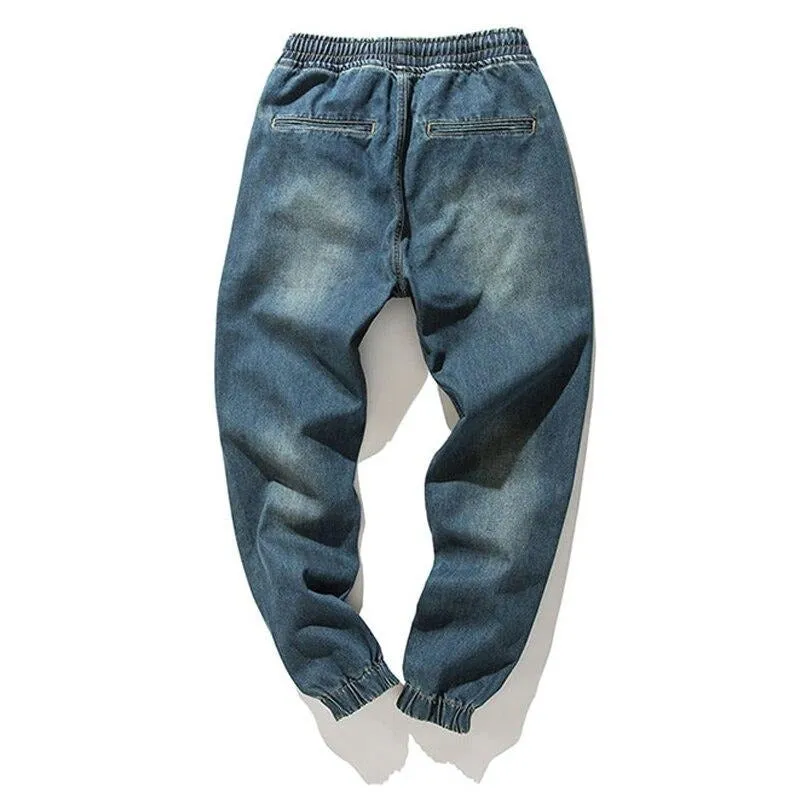 West Louis™ Denim Stretch Harem Jeans