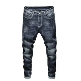 West Louis™ Designer Slim Fit Elastic Autumn Jeans