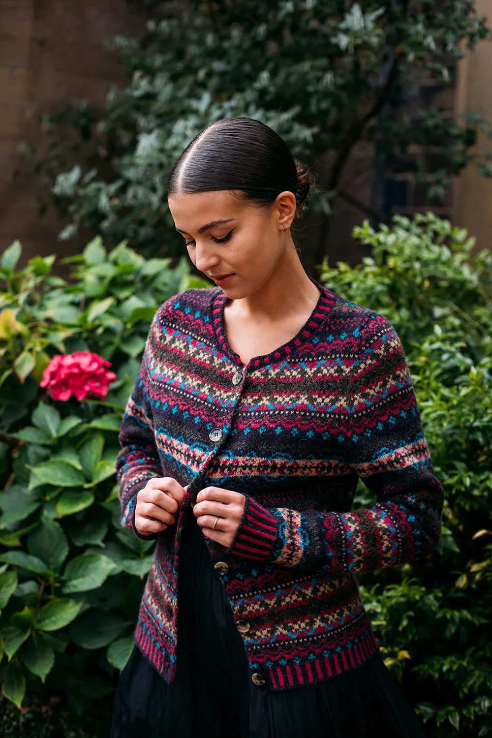 Westray Cardigan - Elderberry