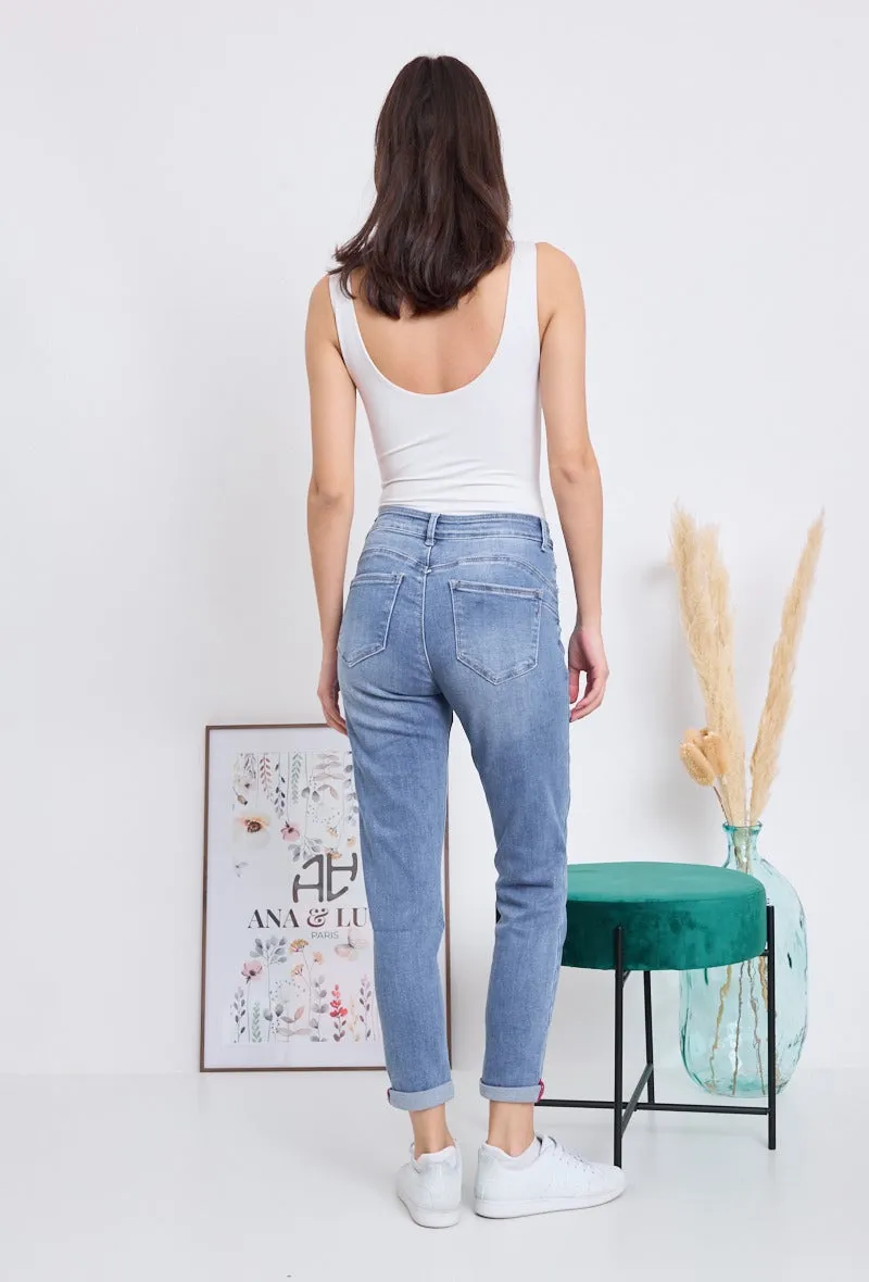 Wholesale Denim Slim Push Up Jeans Made Of Elastic Material