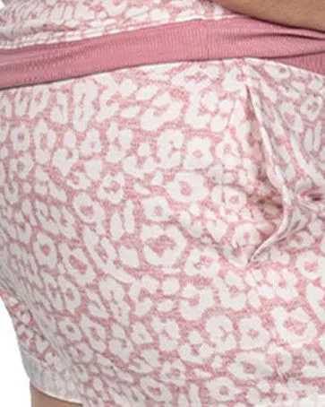 Women's Leopard Print Shorts | Pink